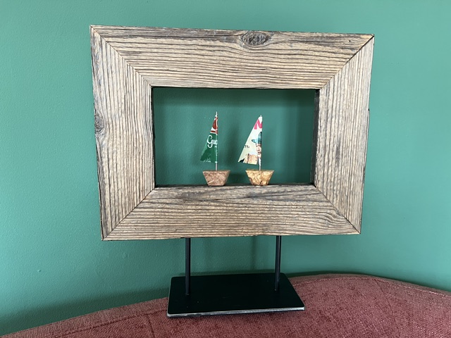 Segelboote im Rahmen