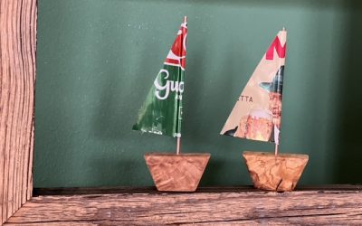 Segelboote im Rahmen