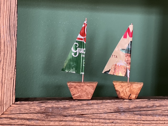 Segelboote im Rahmen