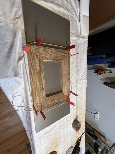 Segelboote im Rahmen